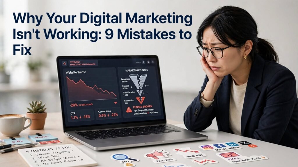 digital marketing mistakes
